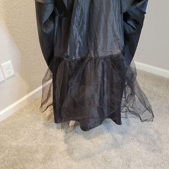 Sequin Hearts Ball Prom Gown Black Size 3 / S - Picture 7 of 13